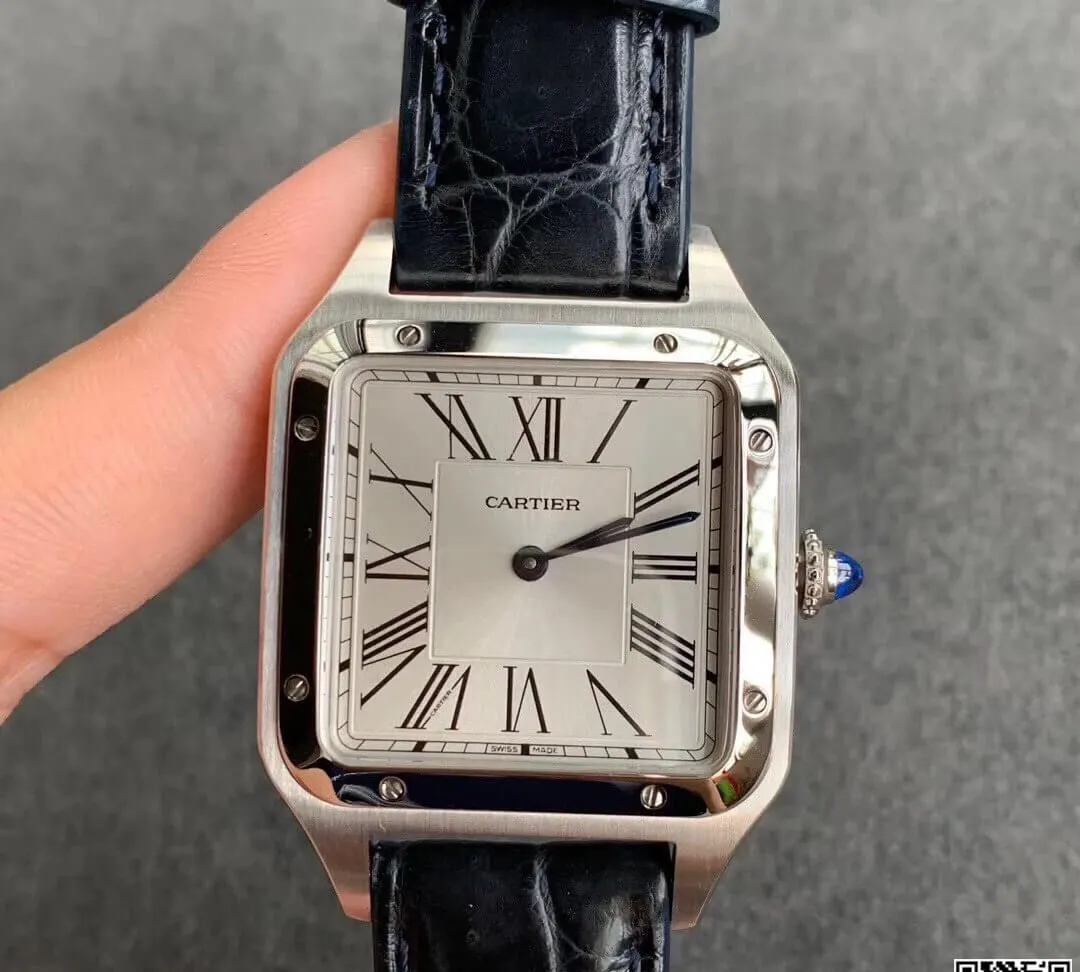 Cartier Santos WSSA0022 Men Watches 1:1 Best Edition Replica Watch Black Strap