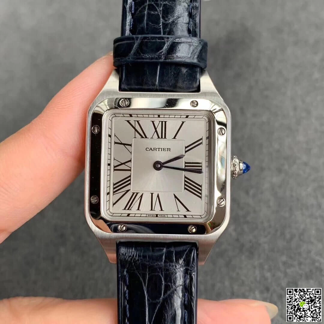 Cartier Santos WSSA0023 Ladies 1:1 Best Edition Replica Watch Leather Strap
