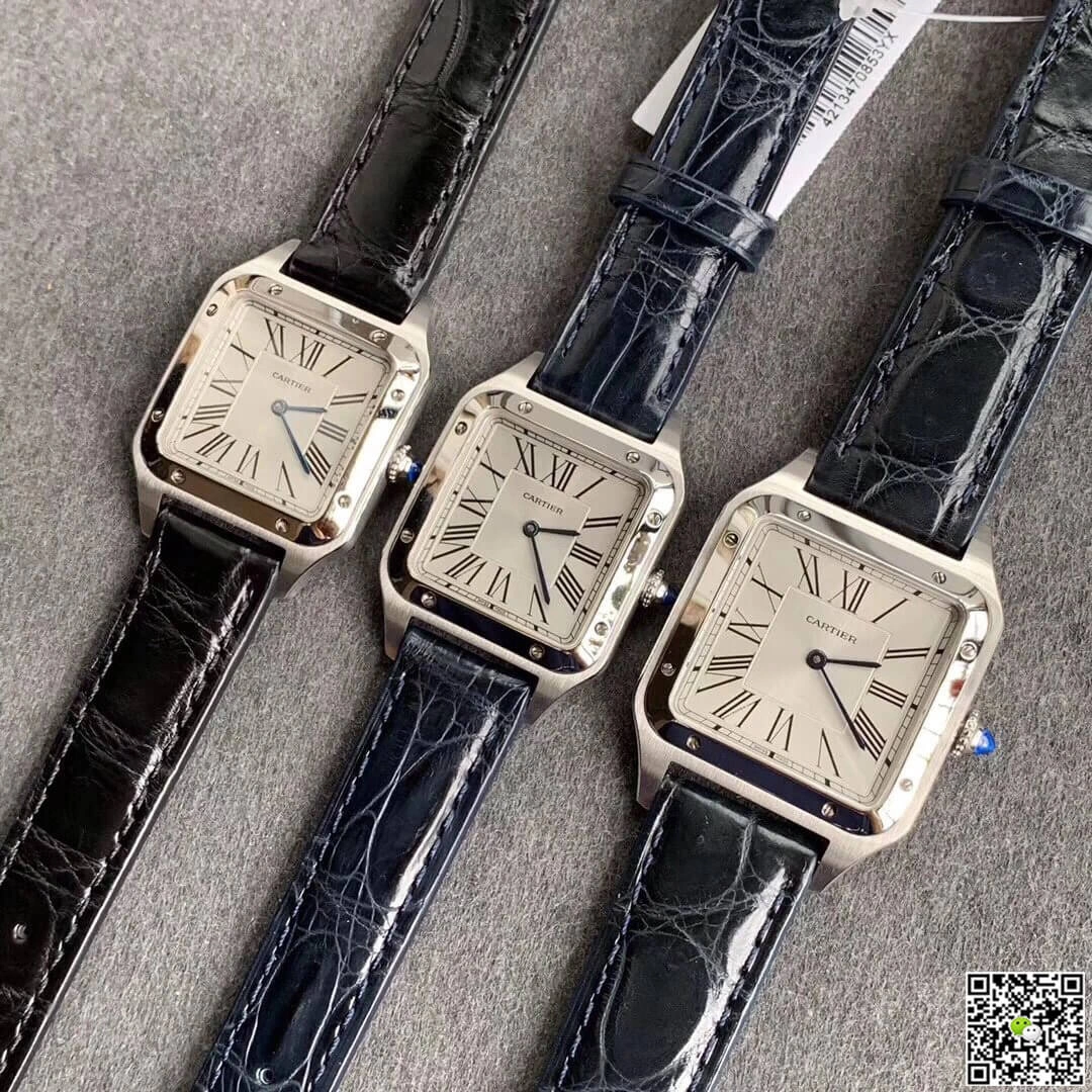 Cartier Santos WSSA0023 Ladies 1:1 Best Edition Replica Watch Leather Strap