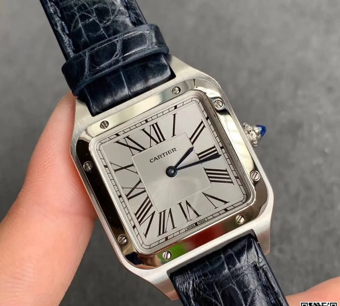 Cartier Santos WSSA0023 Ladies 1:1 Best Edition Replica Watch Leather Strap