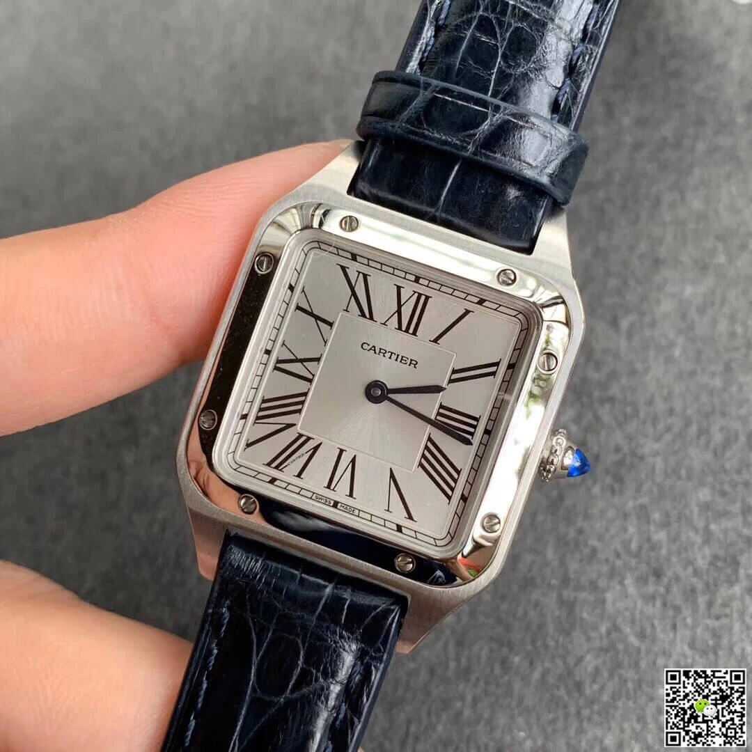 Cartier Santos WSSA0023 Ladies 1:1 Best Edition Replica Watch Leather Strap