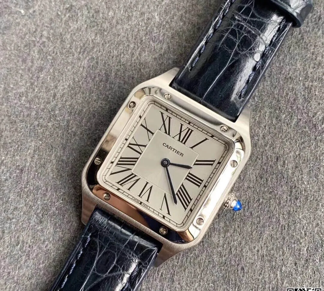 Cartier Santos WSSA0023 Ladies 1:1 Best Edition Replica Watch Leather Strap