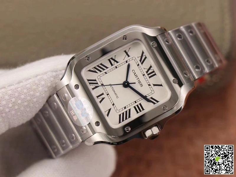 Cartier Santos WSSA0029 BV Factory 1:1 Best Edition Replica Watch White Dial