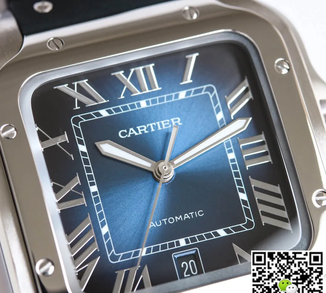 Cartier Santos WSSA0030 GF Factory 1:1 Best Edition Replica Watch V2 Silver Case