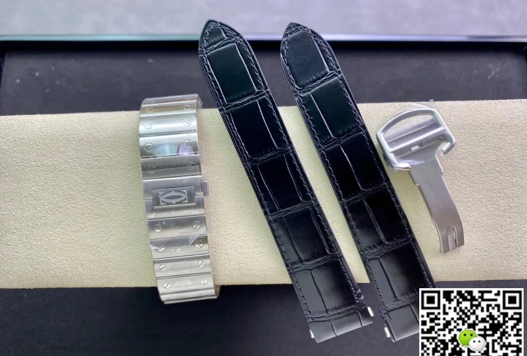 Cartier Santos WSSA0037 GF Factory 1:1 Best Edition Replica Watch V2 Silver Strap
