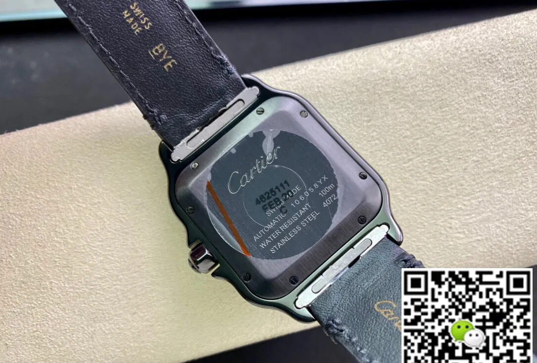 Cartier Santos WSSA0039 GF Factory Replica Watch 1:1 Best Edition Black Case