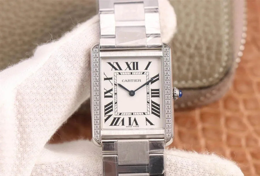 Cartier Tank K11 Factory 1:1 Best Edition Replica Watch White Dial