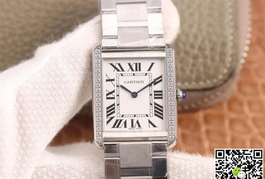 Cartier Tank K11 Factory 1:1 Best Edition Replica Watch White Dial