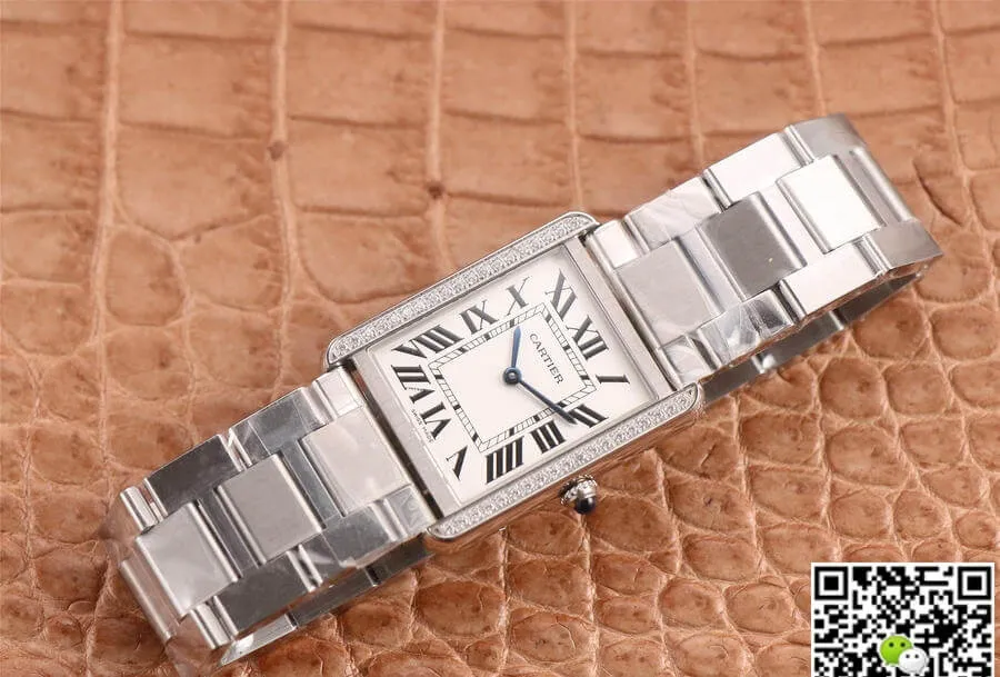 Cartier Tank K11 Factory 1:1 Best Edition Replica Watch White Dial