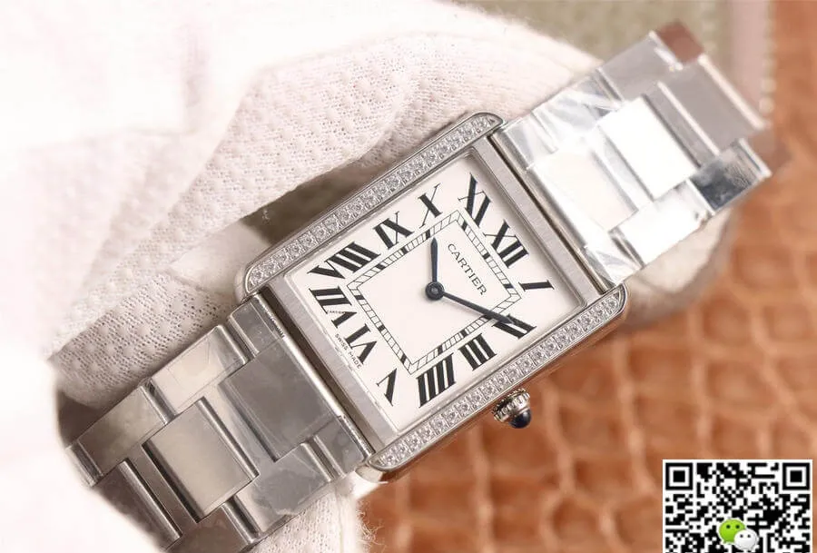 Cartier Tank K11 Factory 1:1 Best Edition Replica Watch White Dial