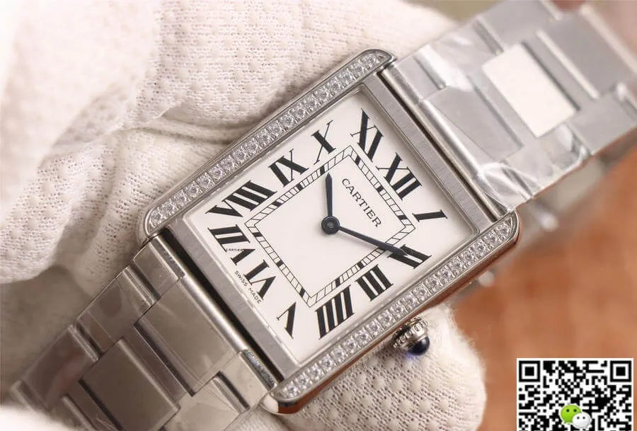 Cartier Tank K11 Factory 1:1 Best Edition Replica Watch White Dial