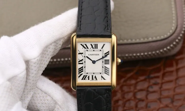 Cartier Tank W5200002 K11 Factory 1:1 Best Edition Replica Watch White Dial