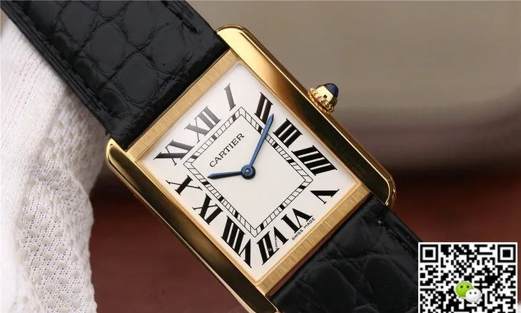 Cartier Tank W5200002 K11 Factory 1:1 Best Edition Replica Watch White Dial