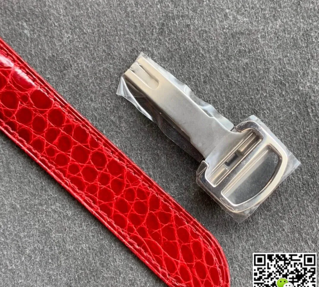 Cartier Tank W5200005 K11 Factory 1:1 Best Edition Replica Watch Red Strap