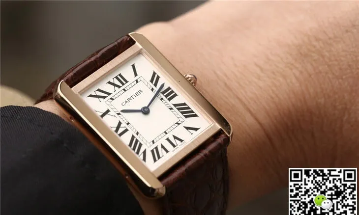 Cartier Tank W5200025 K11 Factory 1:1 Best Edition Replica Watch White Dial