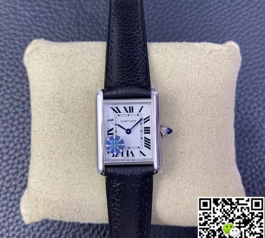 Cartier Tank WSTA0042 AF Factory 1:1 Best Edition Replica Watch White Dial