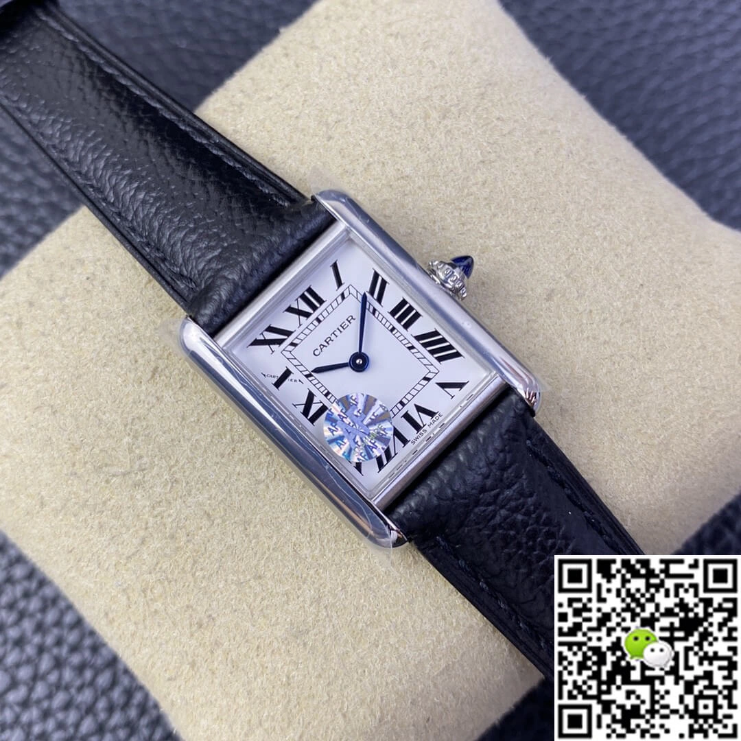 Cartier Tank WSTA0042 AF Factory 1:1 Best Edition Replica Watch White Dial