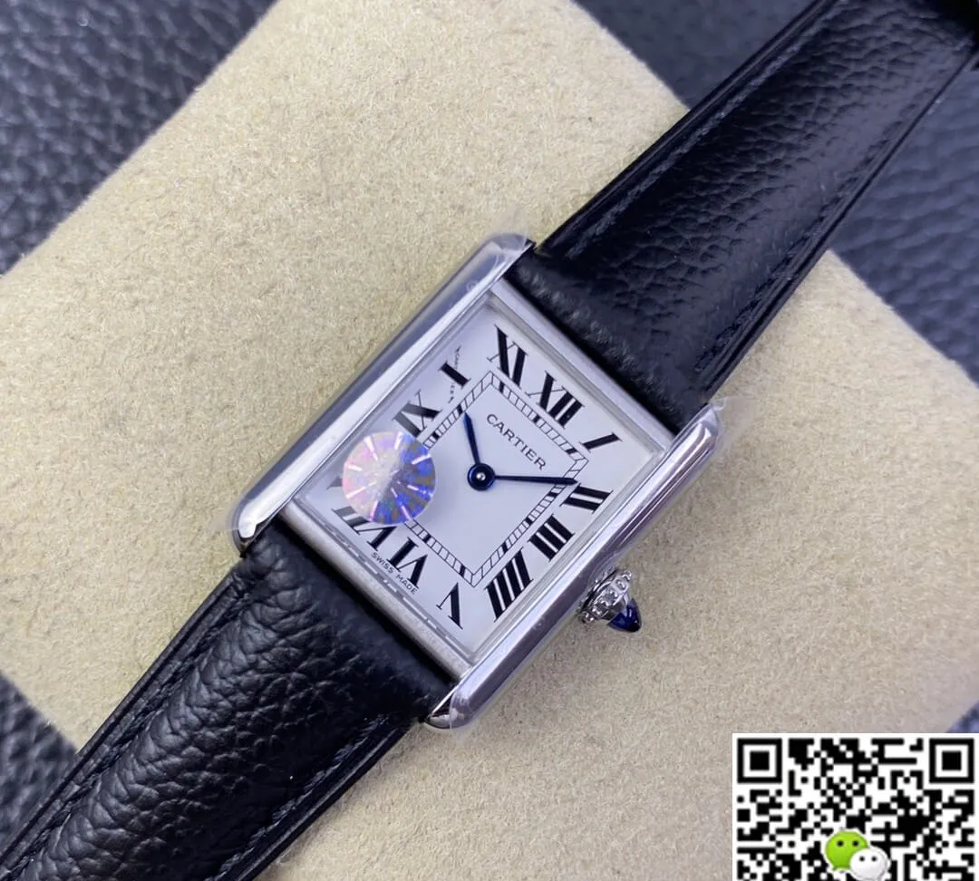 Cartier Tank WSTA0042 AF Factory 1:1 Best Edition Replica Watch White Dial