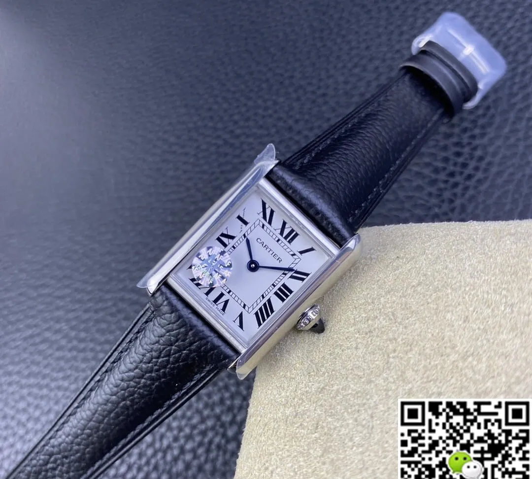 Cartier Tank WSTA0042 AF Factory 1:1 Best Edition Replica Watch White Dial