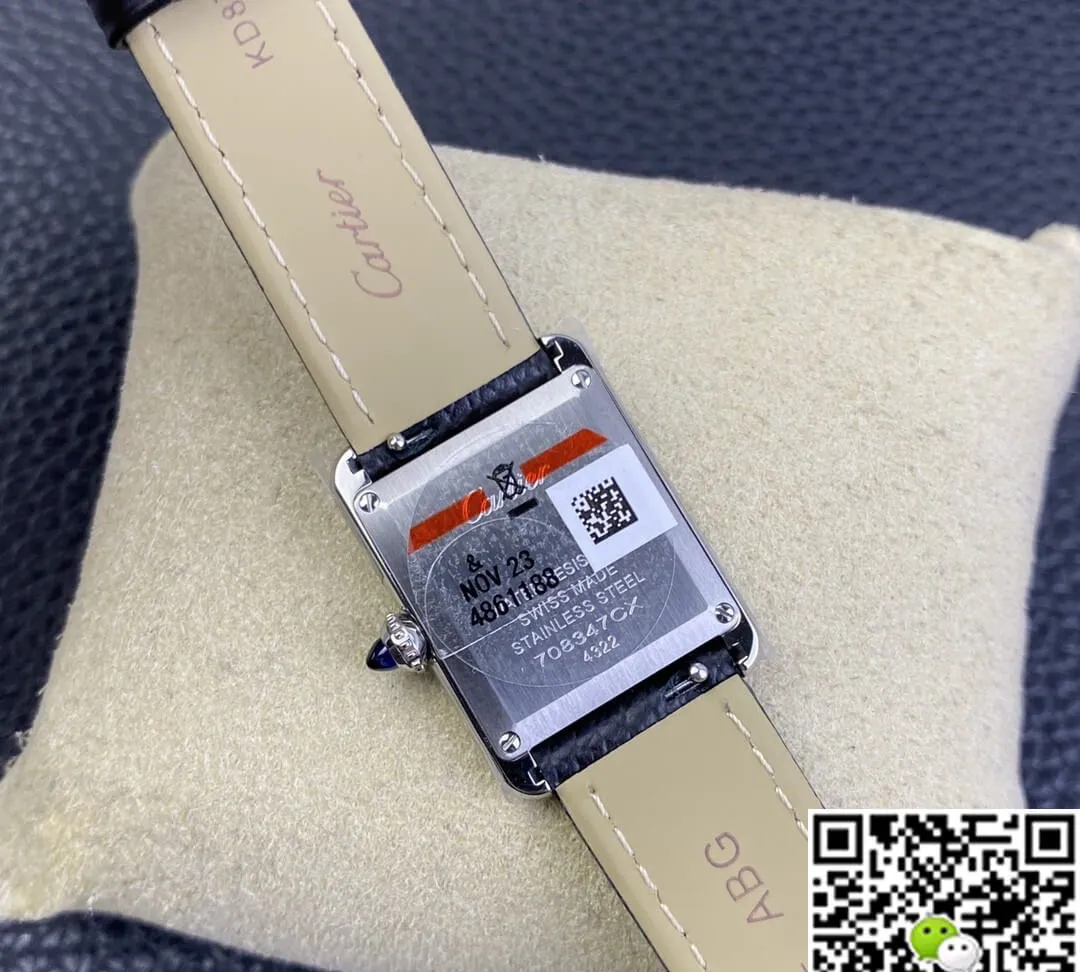 Cartier Tank WSTA0042 AF Factory 1:1 Best Edition Replica Watch White Dial