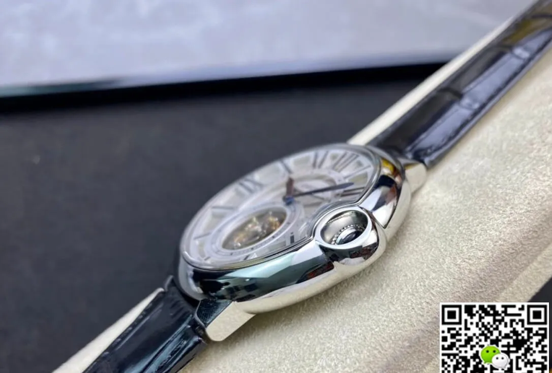 Ballon Bleu De Cartier W6920021 BBR Factory 1:1 Best Edition Replica Watch Stainless Steel Bezel