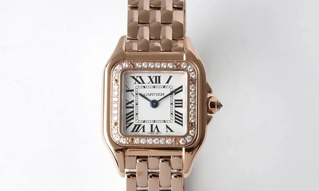 Panthere De Cartier WJPN0008 22MM BV Factory 1:1 Best Edition Replica Watch Diamond-Set Bezel