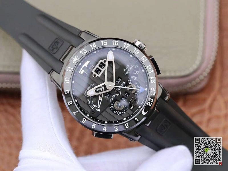 Ulysse Nardin El Toro 322-00-3 Stainless Steel Case All Working GMT Calendar 1:1 Best Edition Replica Watch Swiss UN-32 Movement