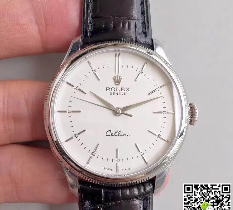 Rolex Cellini 50509 MKS Factory 1:1 Best Edition Replica Watch Swiss ETA3132 White Dial