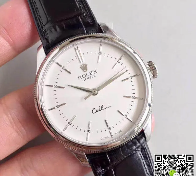 Rolex Cellini 50509 MKS Factory 1:1 Best Edition Replica Watch Swiss ETA3132 White Dial
