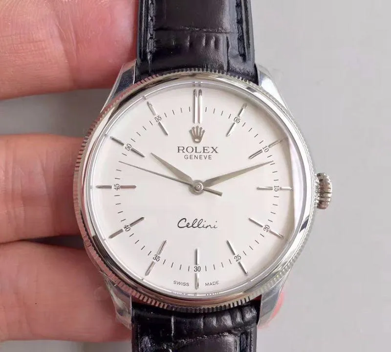 Rolex Cellini 50509 MKS Factory 1:1 Best Edition Replica Watch Swiss ETA3132 White Dial