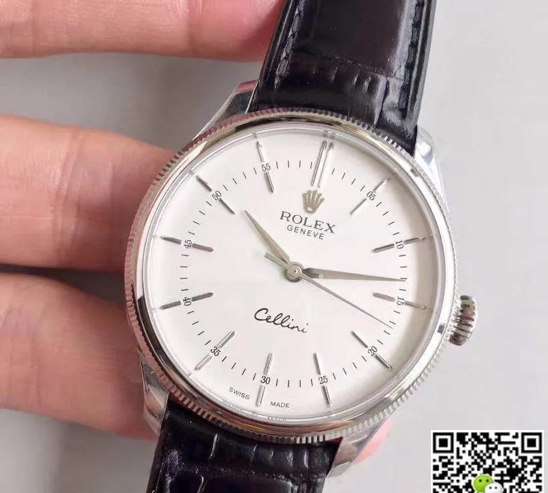 Rolex Cellini 50509 MKS Factory 1:1 Best Edition Replica Watch Swiss ETA3132 White Dial