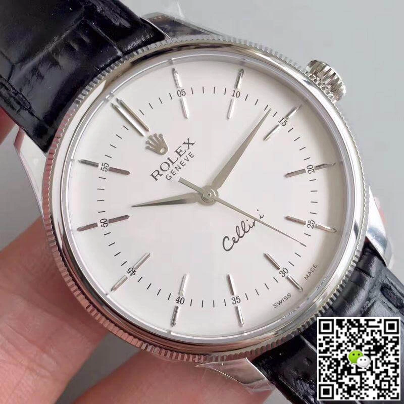 Rolex Cellini 50509 MKS Factory 1:1 Best Edition Replica Watch Swiss ETA3132 White Dial