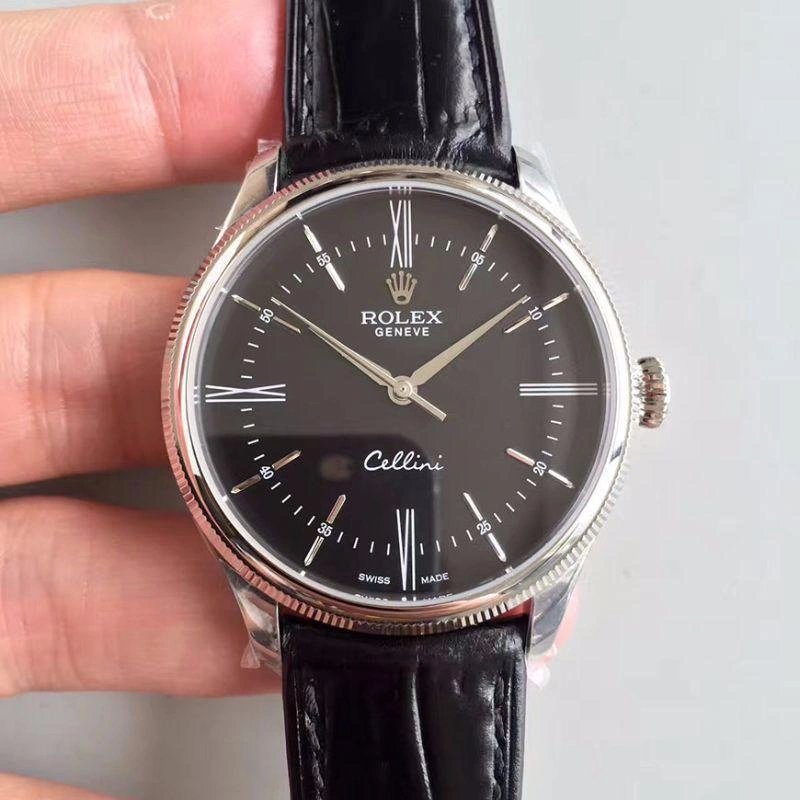 Rolex Cellini 50509 MKS Factory Black Dial 1:1 Best Edition Replica Watch Swiss ETA3132