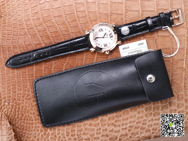 Chopard Happy Sport 278492 YF Factory 1:1 Best Edition Replica Watch Black Strap