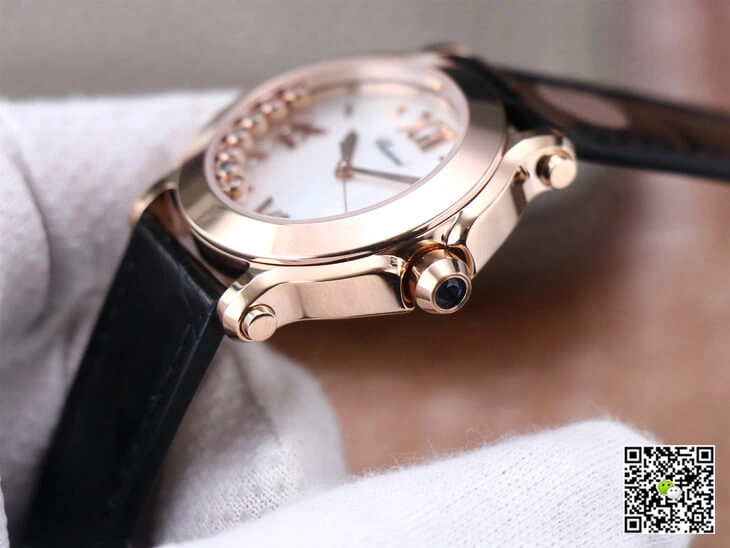 Chopard Happy Sport 278492 YF Factory 1:1 Best Edition Replica Watch Black Strap