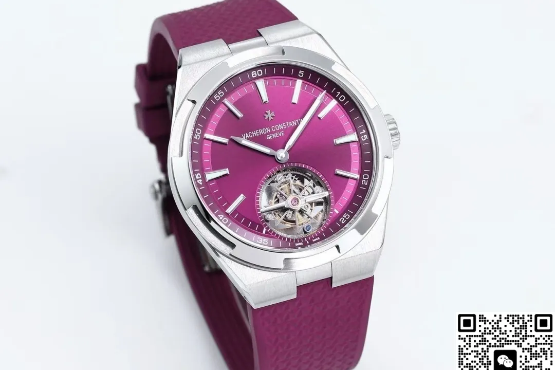BBS Factory Vacheron Constantin Tourbillon 6000V-210T-H179 Rubber Strap 1:1 Best Edition Replica Watch