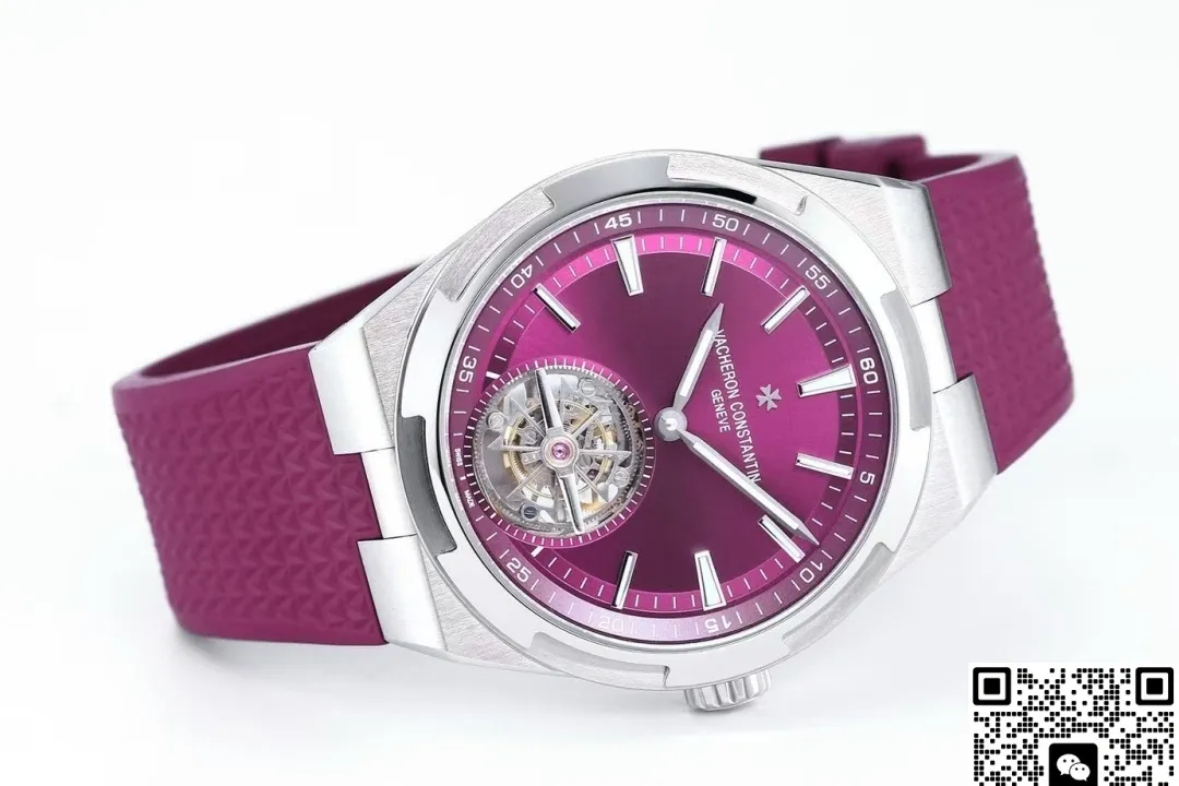 BBS Factory Vacheron Constantin Tourbillon 6000V-210T-H179 Rubber Strap 1:1 Best Edition Replica Watch