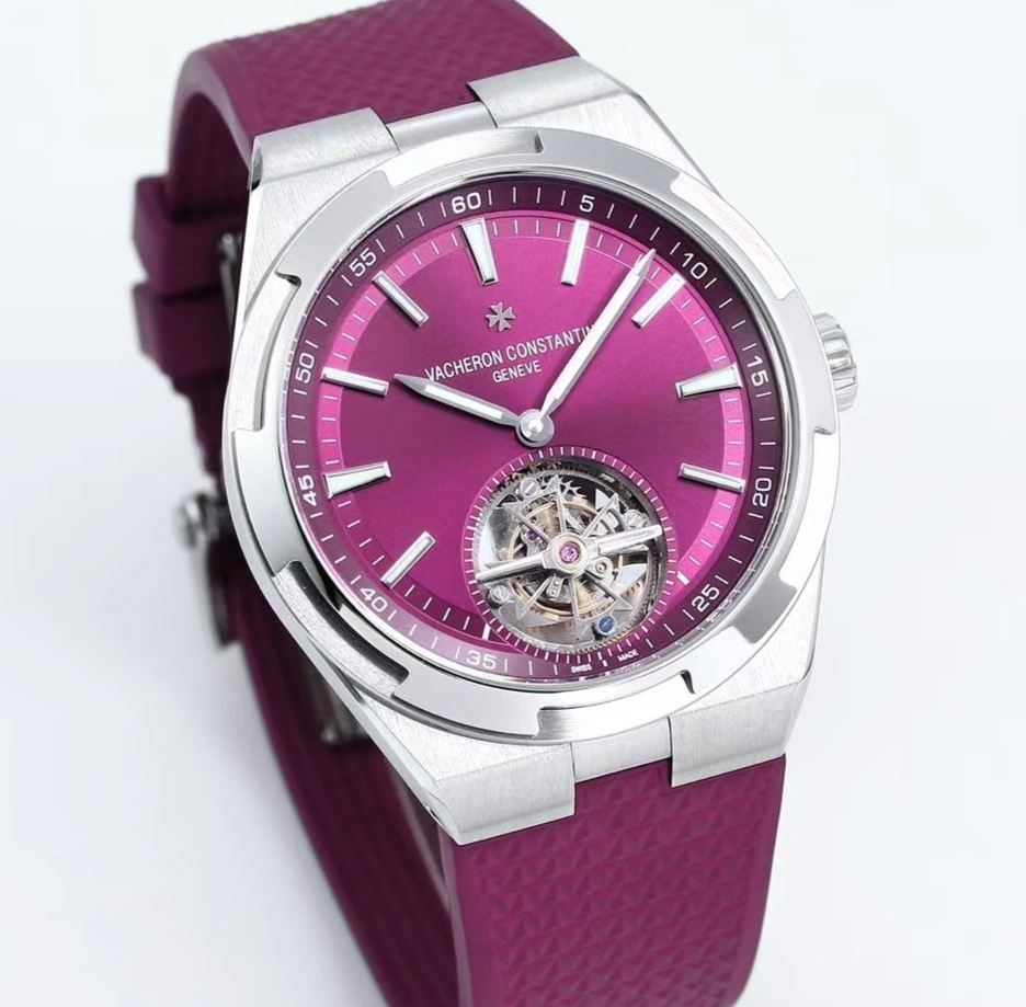 BBS Factory Vacheron Constantin Tourbillon 6000V-210T-H179 Rubber Strap 1:1 Best Edition Replica Watch