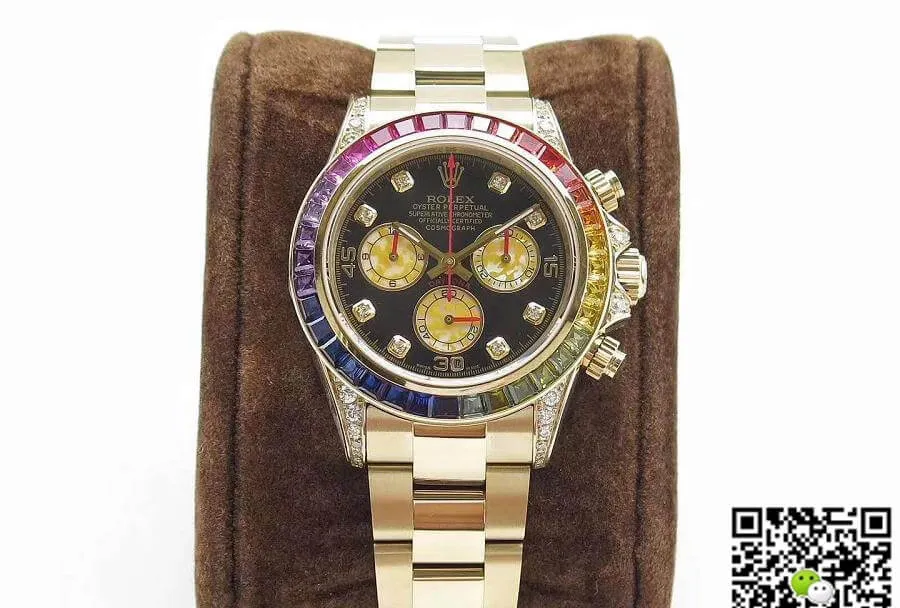 Rolex Daytona Cosmograph 116598 Rainbow BL Factory 1:1 Best Edition Replica Watch Swiss ETA4130