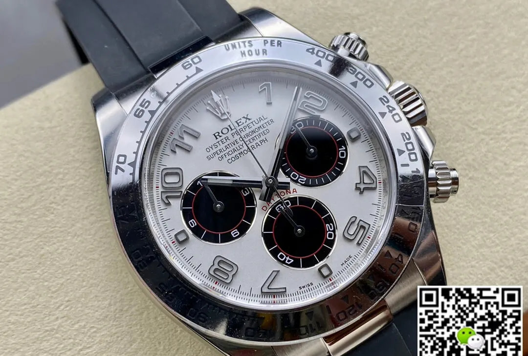 Rolex Cosmograph Daytona 116519 Clean Factory 1:1 Best Edition Replica Watch White Dial