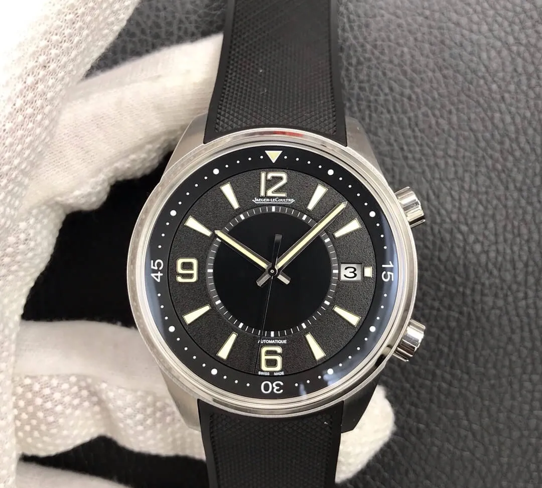 Jaeger LeCoultre Geographic 9068670 ZF Factory 1:1 Best Edition Replica Watch Black SStrap