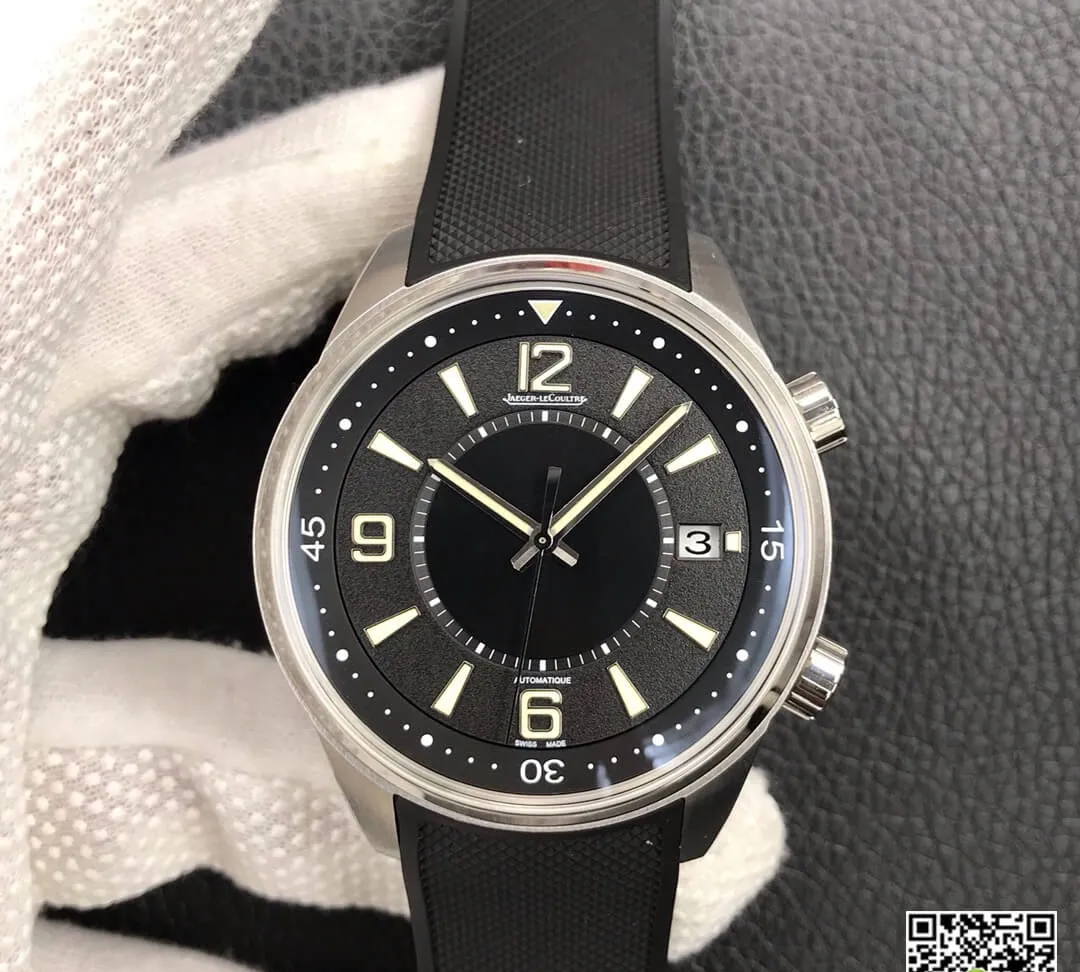 Jaeger LeCoultre Geographic 9068670 ZF Factory 1:1 Best Edition Replica Watch Black SStrap