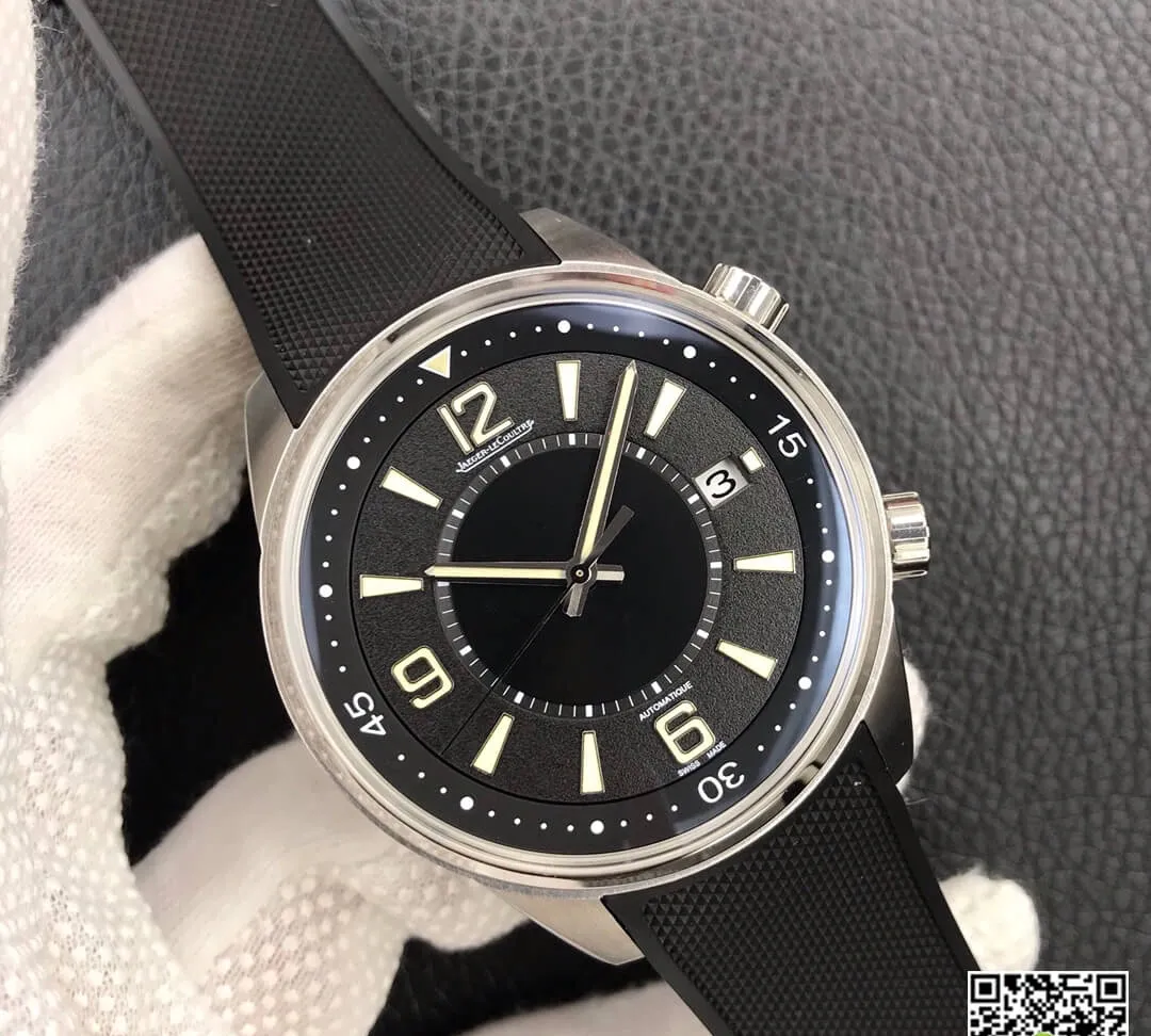 Jaeger LeCoultre Geographic 9068670 ZF Factory 1:1 Best Edition Replica Watch Black SStrap