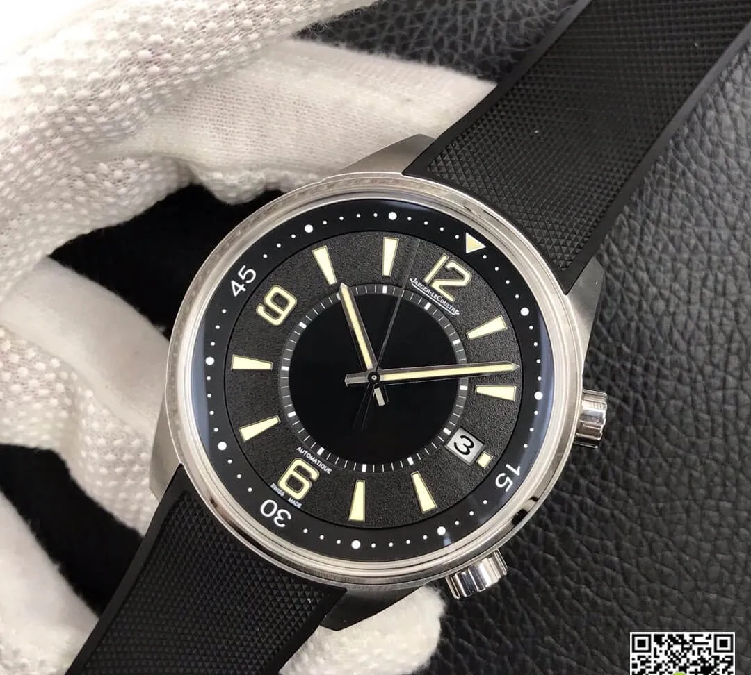 Jaeger LeCoultre Geographic 9068670 ZF Factory 1:1 Best Edition Replica Watch Black SStrap