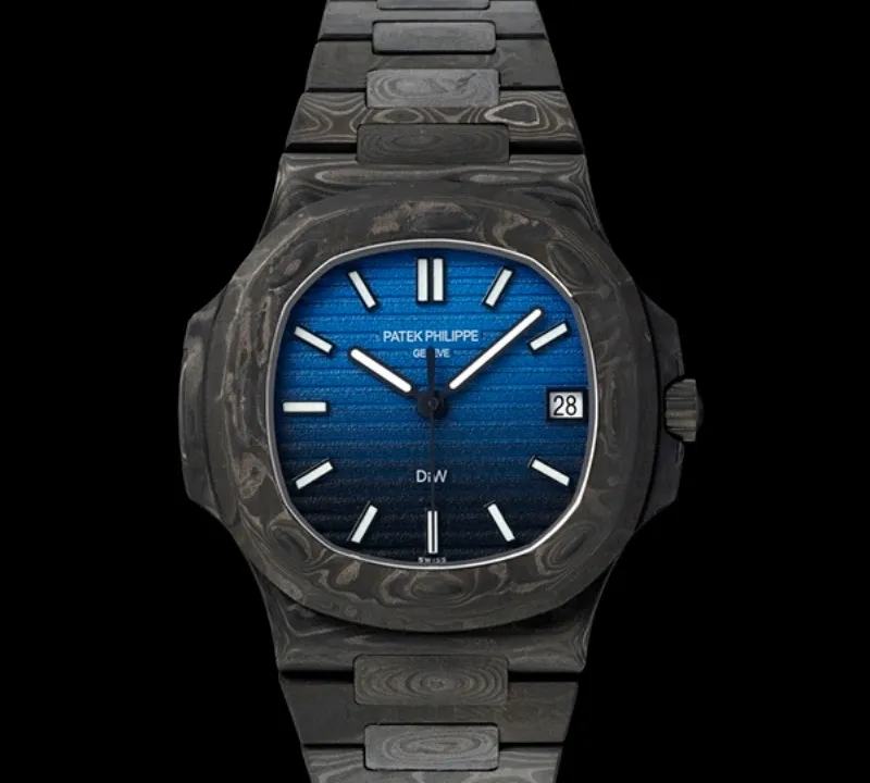 DIW Factory Patek Philippe 5711 Gradient Blue 1:1 Best Edition Replica Watch