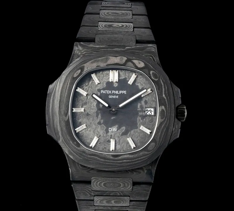 DIW Factory Patek Philippe 5711 carbon fiber 1:1 Best Edition Replica Watch