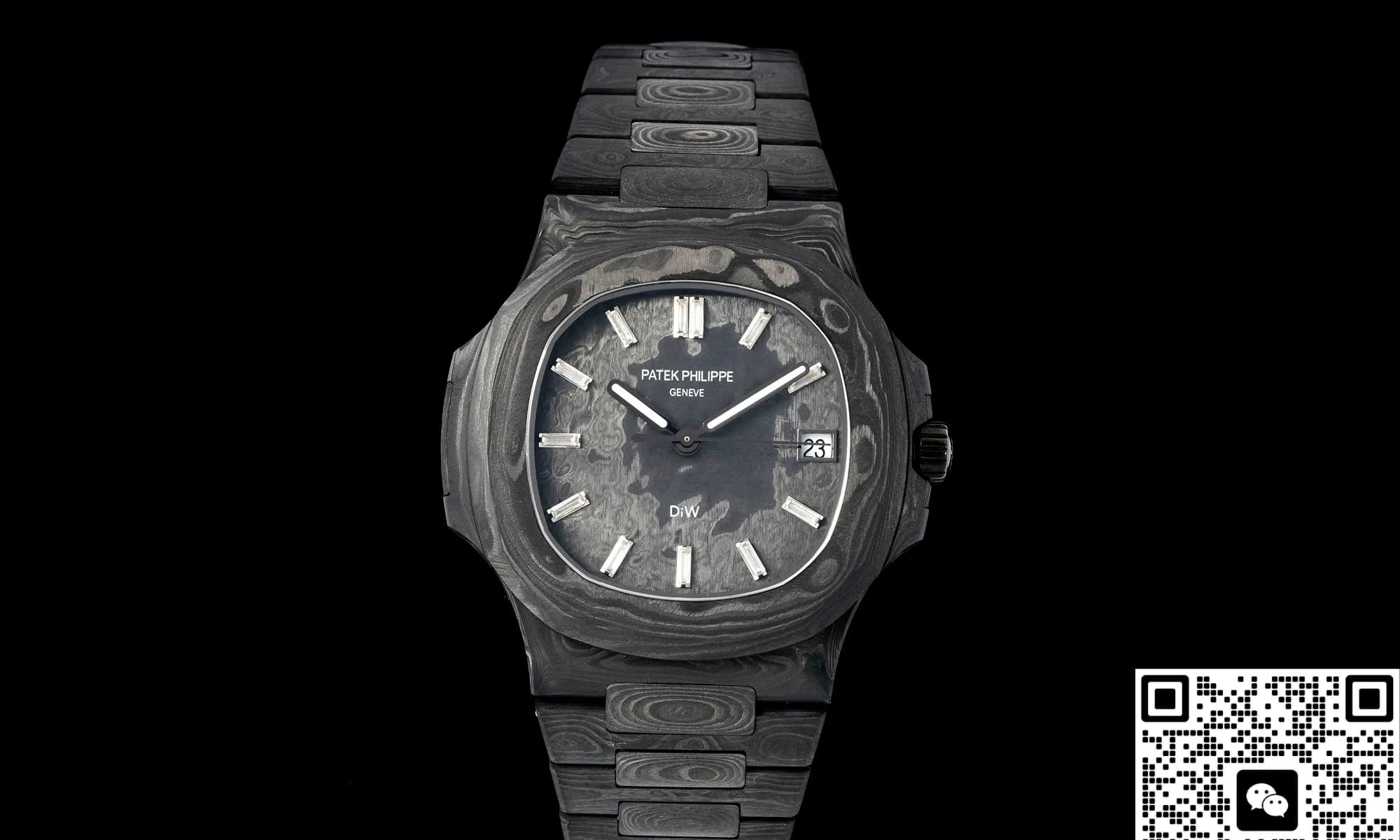DIW Factory Patek Philippe 5711 carbon fiber 1:1 Best Edition Replica Watch