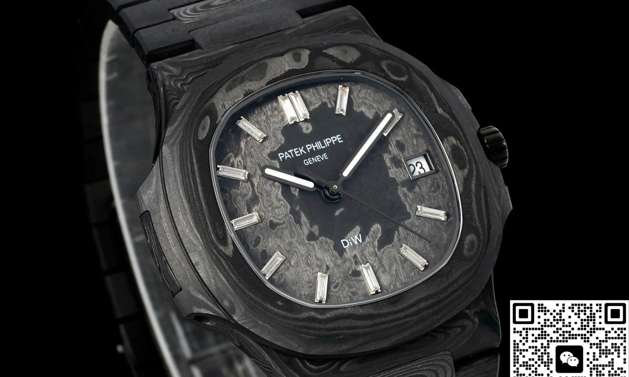 DIW Factory Patek Philippe 5711 carbon fiber 1:1 Best Edition Replica Watch