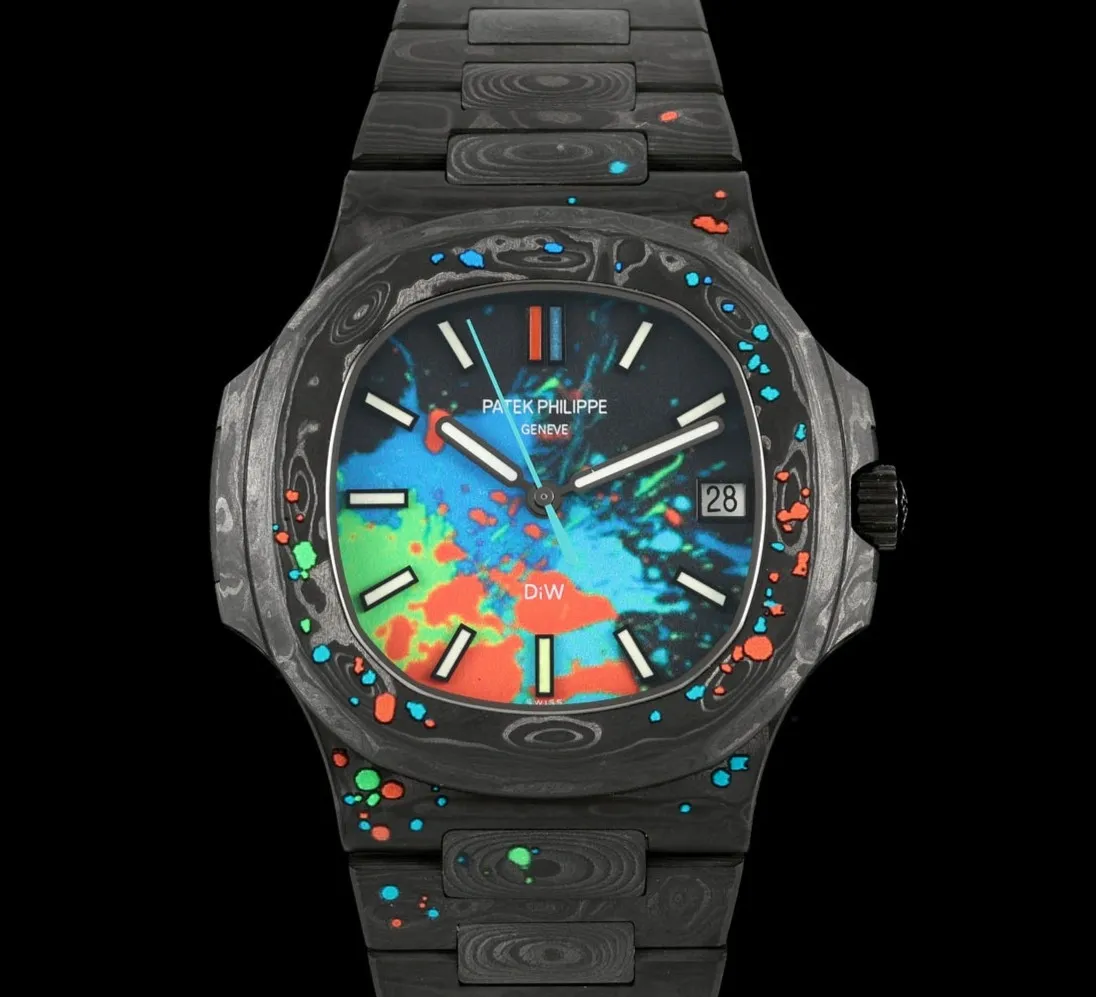 DIW Factory Patek Philippe 5711 colored dial 1:1 Best Edition Replica Watch