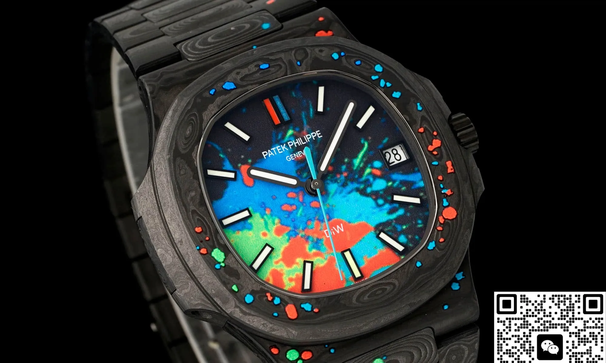 DIW Factory Patek Philippe 5711 colored dial 1:1 Best Edition Replica Watch